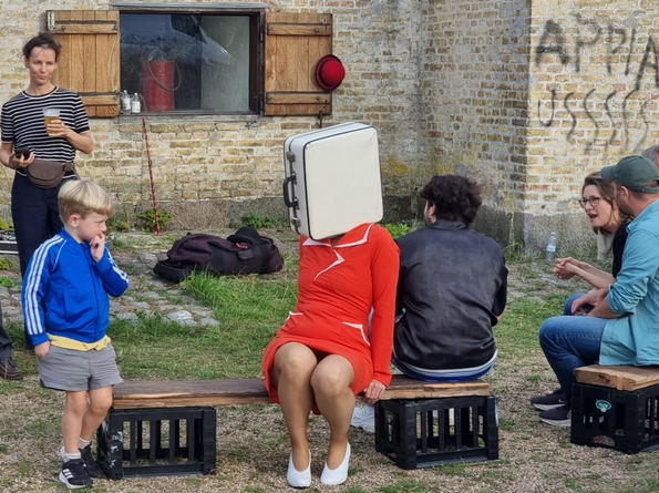 Laura
                and Marco performing at Frederiks Bastion summer 2025